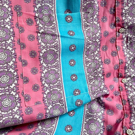 Vintage Mod Housecoat Dress | 1960s Sears Koffee … - image 11