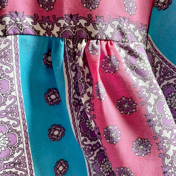 Vintage Mod Housecoat Dress | 1960s Sears Koffee … - image 7