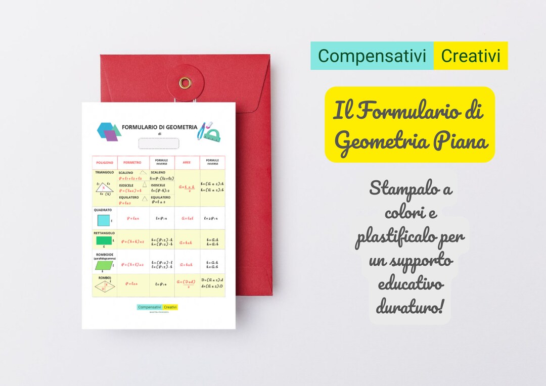 Plane Geometry Form Digital Compensatory Tool for SEN and DSA Students ...