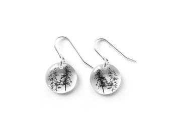 Round Forest Earrings