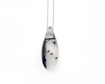 Drip Crow Pole Necklace