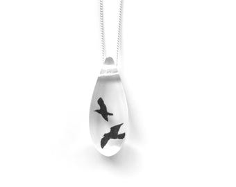 Drip Birds Necklace