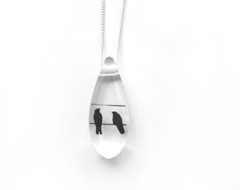 Drip 2 Crows Necklace