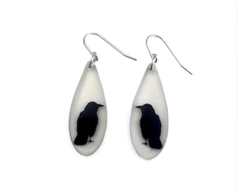 Drip Crow Earrings