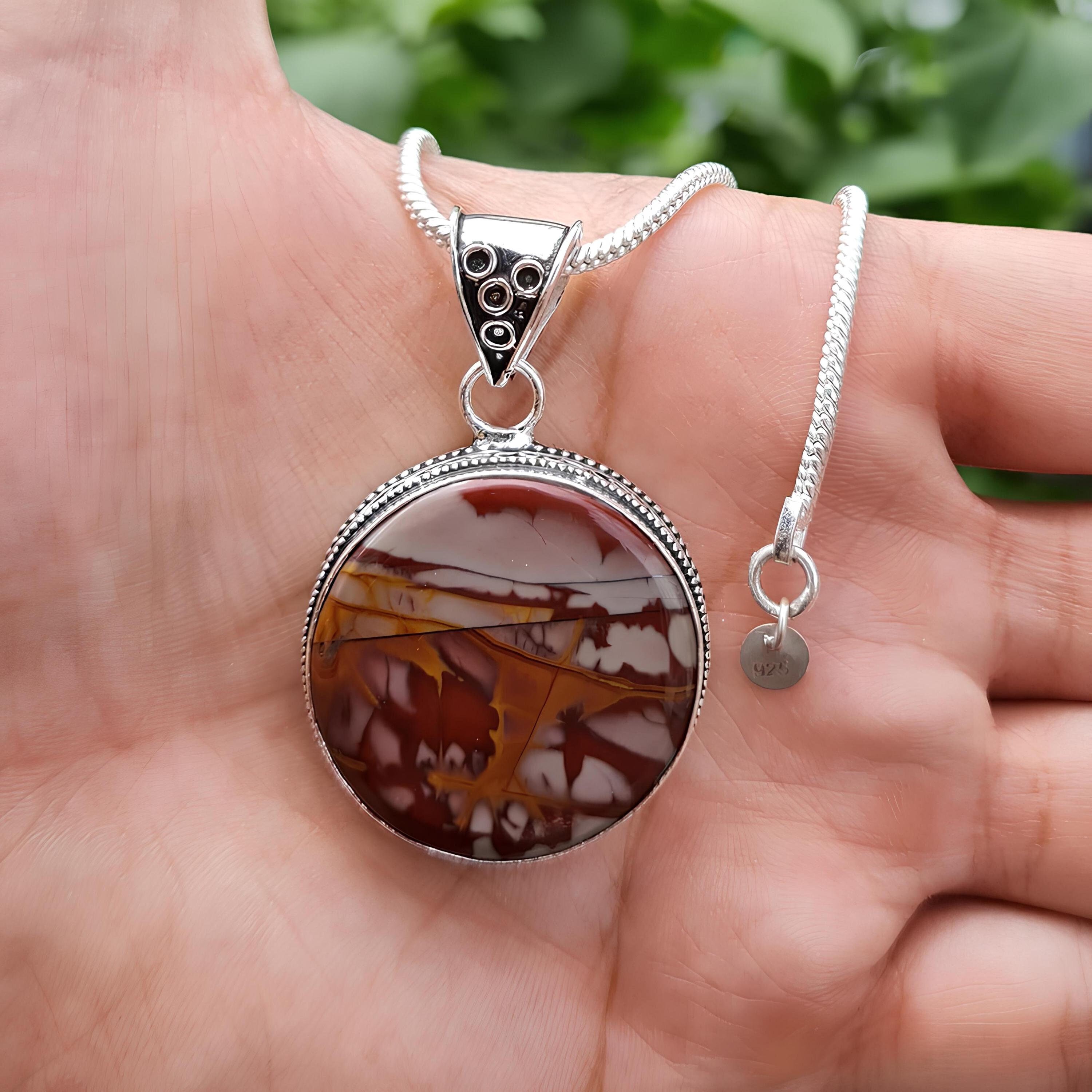 Pendentif Jaspe rouge - Petit Coeur - France Minéraux