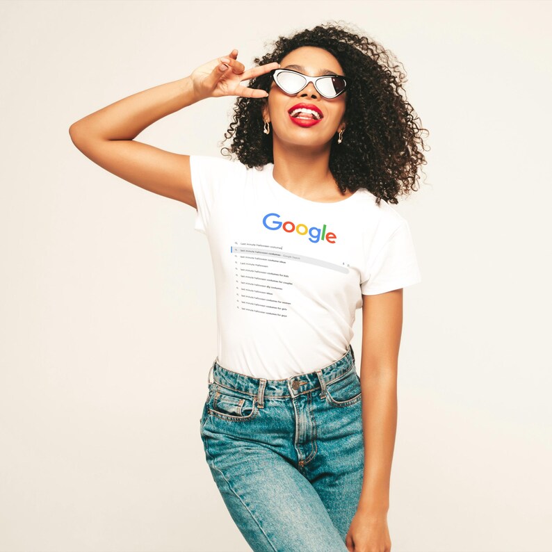Last Minute Halloween Costume Ideas Tshirt, Google Search Tee, Funny