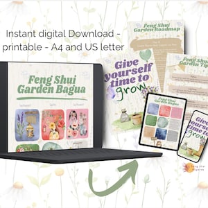 Feng Shui Garten Bagua Digitaler Download Gartentipps Außenraum in Harmonie & Ausgeglichenheit