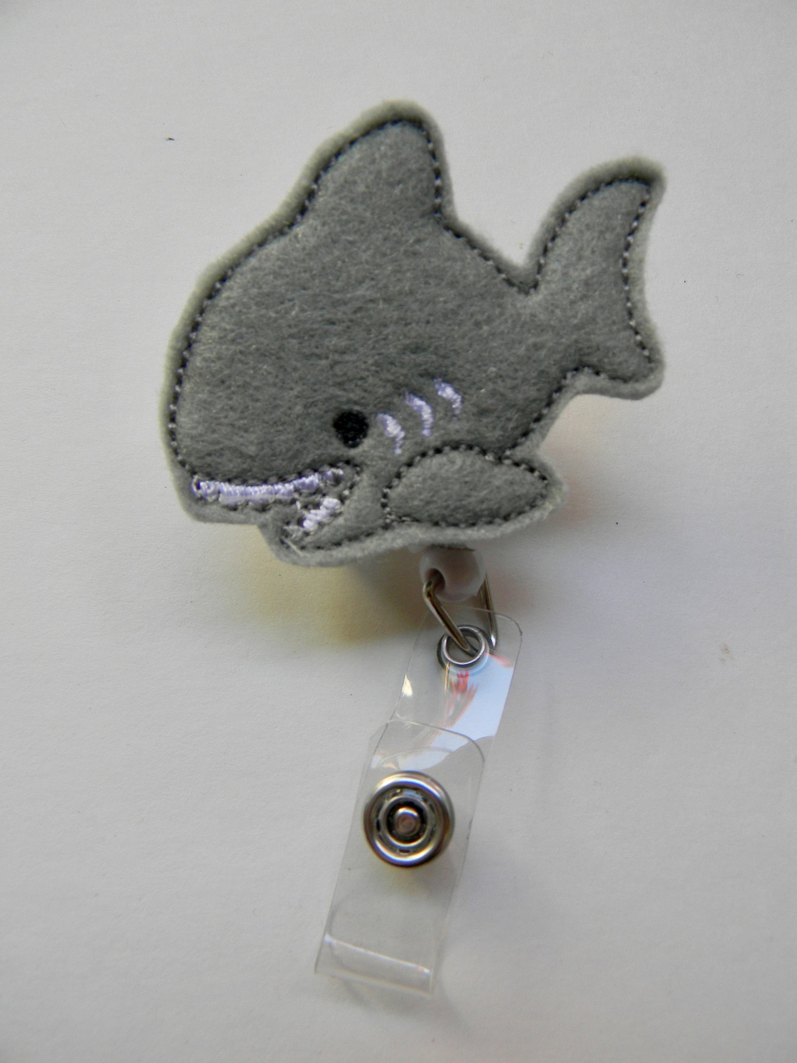 Shark Badge Reel Felt Badge Reel ID Badge Reel Etsy Israel