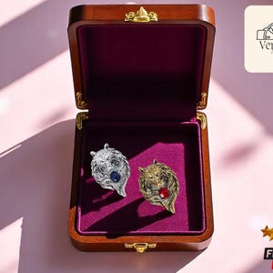 Men&#39;s Rhinestone Wolf Brooch Pin: Lapel Jacket Accessory