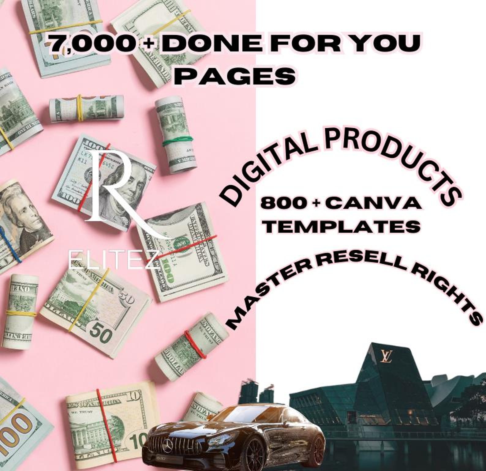 7000+ Done for You PLR MRR Digital Products Bundle Passive Income ...