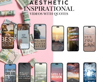 300 Faceless Marketing Motivational Reels-Done For You Resell Rights PLR Digital Products for Women | Faceless Reels MRR Editable In Canva