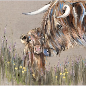 Heather & Buttercup - Digital Print