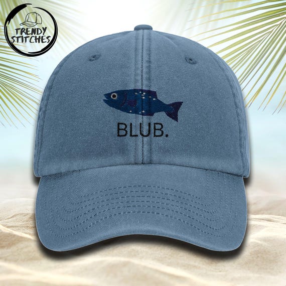 High-quality Fish Blub Cap With Embroidered Motif | Unisex 