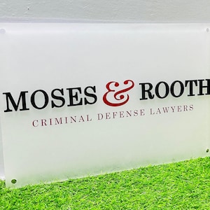 Custom Frosted Acrylic Rectangular Business Logo Signs, Acrylic 3D Lettering Signs for Your Brand, Unique Wall and Door Office Sign