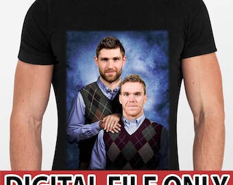 Connor McDavid  Leon Draisaitl Step Brothers Shirt Png, Custom Movie Shirt Png Gifts for Women and Men, Step Brothers Movie Shirt Png.