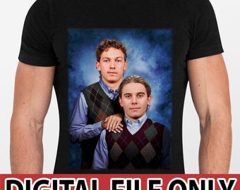 Jack Hughes Luke Hughes Step Brothers Shirt Png (Digital Download)