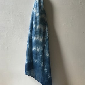 indigo dyed, indigo wrap, indigo scarf, indigo shibori, resort wear, beachwear, best seller, mother's day, gift, sarong, scarf, wrap, vacation,