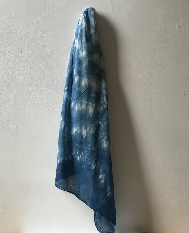 indigo dyed, indigo wrap, indigo scarf, indigo shibori, resort wear, beachwear, best seller, mother's day, gift, sarong, scarf, wrap, vacation,