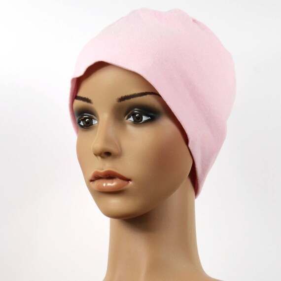 Pink Sleep Cap Light Weight Knit Beanie 