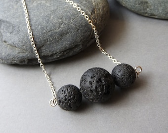 Lava Bead Essential Oil Diffuser Necklace - Lava bead, Aromatherapy