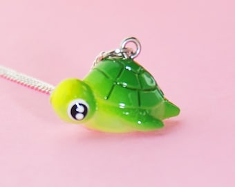 Cute Sea Turtle Necklace  (R3C)