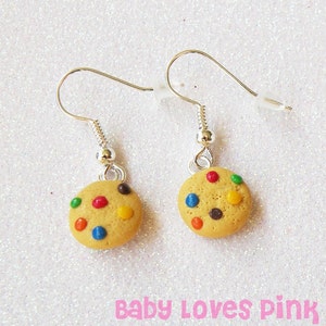 Rainbow Chocolate Chip Cookies Earrings