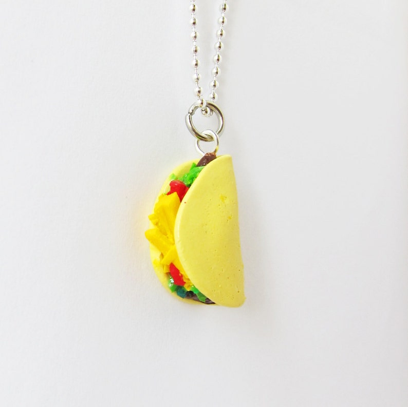 Handmade Taco Necklace image 3