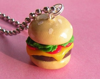 Burger Necklace  (D1B2)
