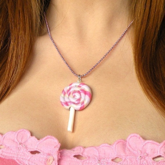 Lollipop necklace deals