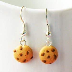 Chunky Chocolate Chip Cookie Earrings image 4