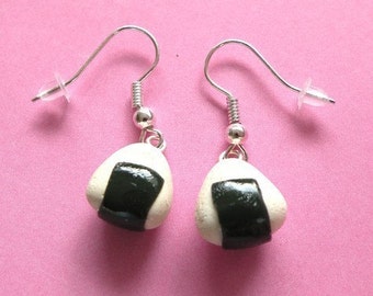 Onigiri Rice Ball Earrings