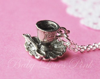 Tea Time Teacup Necklace  (R4A-A5A)