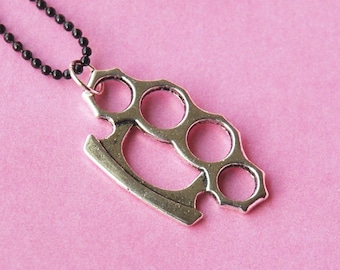 Collar de nudillos de plata (D3H5)