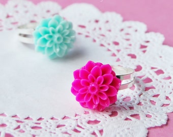 Dahlia Flower Ring