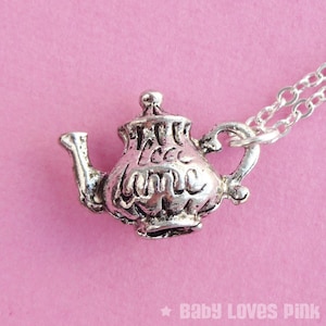 Tea Time Teapot Necklace  (R4A-A5B)