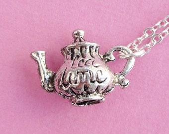 Tea Time Teapot Necklace  (R4A-A5B)