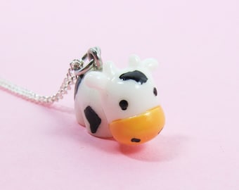 Cute Cow Necklace  (R3C)