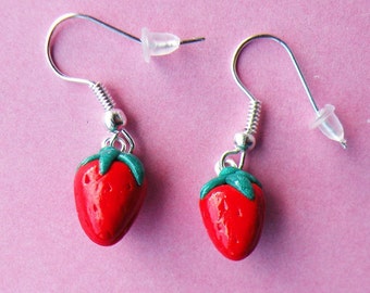 Sweet Strawberry Earrings