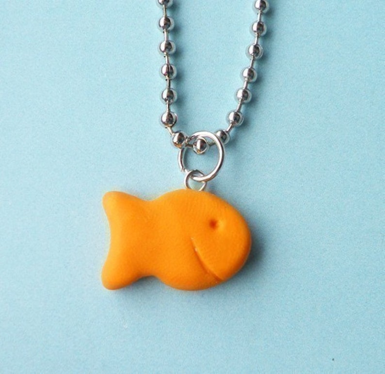 Goldfish Necklace R4A-A1 image 1