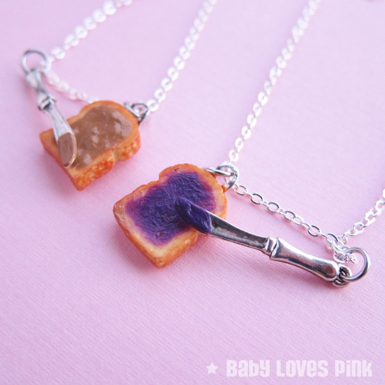 Mini Peanut Butter and Jelly Knife Best Friend Couples Etsy