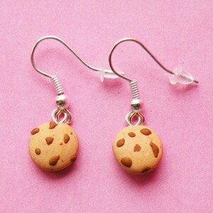 Chunky Chocolate Chip Cookie Earrings image 2