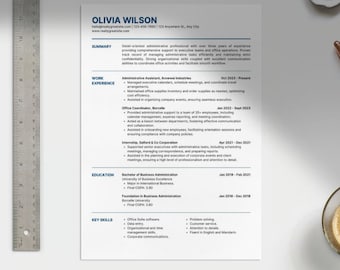 エレガントな履歴書テンプレート - 採用コンサルタントが作成