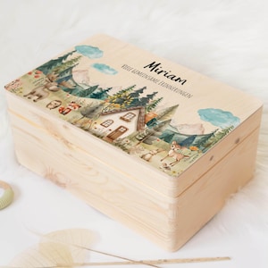 Erinnerungskiste Baby, Babygeschenk, Erinnerungsbox Baby, Taufgeschenk, Personalisiertes Geschenk Baby, Erinnerungskiste, Geschenk Geburt