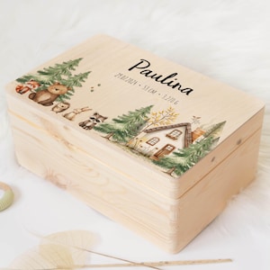 Erinnerungskiste Baby, Babygeschenk, Taufgeschenk, Geschenk Geburt, Personalisiertes Geschenk Baby, Erinnerungskiste, Erinnerungsbox Baby