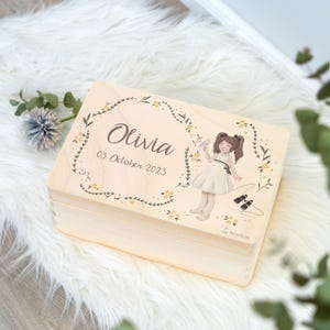 Erinnerungskiste Baby, Babygeschenk, Erinnerungsbox Baby, Geschenk Geburt, Personalisiertes Geschenk Baby, Erinnerungskiste, Taufgeschenk