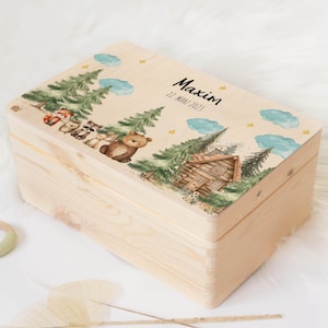 Erinnerungskiste Baby, Babygeschenk, Taufgeschenk, Geschenk Geburt, Personalisiertes Geschenk Baby, Erinnerungskiste, Erinnerungsbox Baby