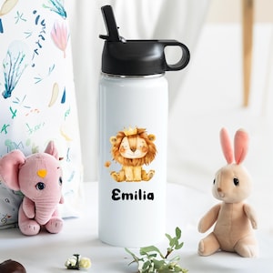 Personalized Tumblers for Kids, Birthday Gifts for Kids, Back-to-School Water Bottles, Custom Kids' Bottles, Toddler Presents, 18oz Tumblers