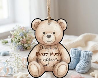 Etichetta regalo per baby shower / Etichetta regalo per baby shower / Etichette regalo stampabili / Bomboniera per festa di rivelazione del sesso / Etichetta regalo di ringraziamento