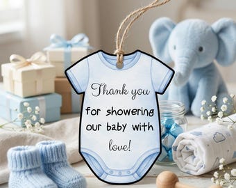 Etichette regalo per baby shower per maschietto / Etichette regalo per baby shower / Etichette regalo stampabili / Bomboniere per festa di rivelazione del sesso / Decorazioni per baby shower per maschietto, Etichette regalo fai da te