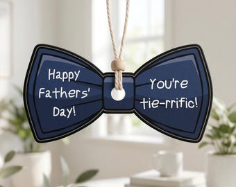 Etichetta regalo per la festa del papà / Etichetta di auguri per la festa del papà / Etichetta regalo con papillon / Stampabile per la festa del papà / Regalo per la festa del papà / Regalo per bambini per il papà